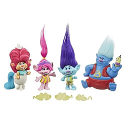 Hasbro Les Trolls 2 Tournée Mondiale de DreamWorks Pack de 5 poupées Tournée dans les Plaines solitaires