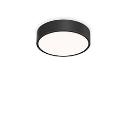 Ideal Lux Semi-Plafonnier LED Intégré Noir 2000Lm 3000-4000K IP44