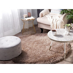 Avis Beliani Tapis rond beige CIDE