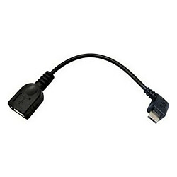 Acheter Câble USB 2.0 A vers USB B NANOCABLE CABLE USB 2.0 OTG ACODADO, TIPO MICRO B/M-A/H, NEGRO, 15 CM 15 cm Noir Prise Mâle/Prise F