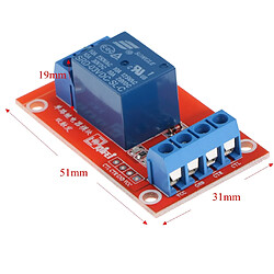 Module d'Optocoupleur de module de panneau de relais de 3 morceaux 1V 1 pour le BRAS d'Arduino PIC pas cher