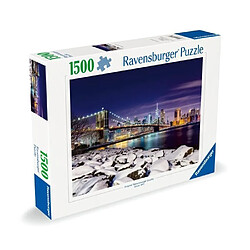 Ravensburger-Puzzle 1500 pieces-New York en hiver-Adultes & enfants des 14 ans-Puzzle de qualité supérieure 80x60cm-12000734 pas cher