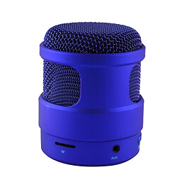 Avis Wewoo Enceinte Bluetooth d'intérieur bleu Portable Stéréo Musique Sans Fil Haut-Parleur, MIC Intégré, Appels Mains Libres & Carte TF & AUX Audio & Fonction FM, Distance: 10m