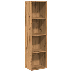 vidaXL Bibliothèque chêne artisanal 40x30x152 cm bois d'ingénierie