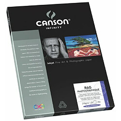 Canson infinity Rag Photographique 206211026 Papier photo Format A4 25 feuilles Blanc