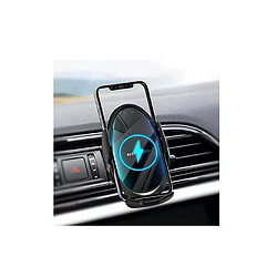 Chrono Chargeur de voiture sans fil, Smart Sensor 15W Charge rapide Auto-Clamp Air Vent Support de téléphone pour Apple iPhone 8/8 Plus/X/XS/Max/XR/Samsung Galaxy S9/S9+/S8/S8+/S7+/Note 8 (Noir)