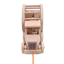 Universal Blocs en bois animaux remorques jouets jeux d'apprentissage jouets éducatifs cadeaux éducatifs pour enfants | Kit de construction modèle pas cher