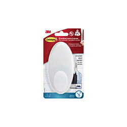 Iron Commander 3M Command Crochet de salle de bain, taille: XL, blanc ()