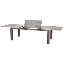 Avis Hesperide Table de jardin extensible 10 Personnes Héraklion - L. 220/320 cm - Gris tonka