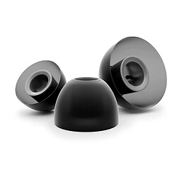 OKULI 12 x Écouteurs en Silicone Embouts d'oreilles pour Bowers & Wilkins Pi5, Pi7 Casque Écouteurs en Noir