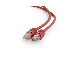 Câble Réseau Rigide UTP 6ème Catégorie GEMBIRD Patch Cord 3 m Rouge