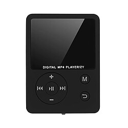 Universal Écran tactile de 1,8 pouces, lecteur MP3, lecteur de musique Bluetooth, haut-parleur intégré, support FM, vidéo, vidéo, e-book, haut-parleur HiFi.