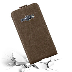 Cadorabo Coque Samsung Galaxy J1 2016 Etui en Marron pas cher