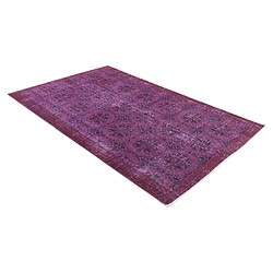 Avis Vidal Tapis de laine 213x114 Violet Ultra Vintage