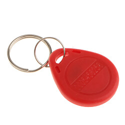 10 pcs 125khz rfid proximité carte d'identité jeton tags porte-clés système d'accès rouge