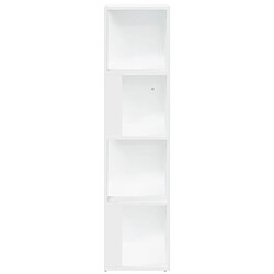 Acheter vidaXL Armoire d'angle Blanc 33x33x132 cm Bois d’ingénierie