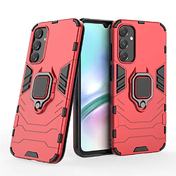 Htdmobiles Coque pour Samsung Galaxy A15 4G / 5G - housse etui rigide anti choc + verre trempe - ROUGE