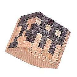 Avis Universal Défi classique 3d iq puzzle en bois c cerveau tetris carrelage match puzzle pour adulte