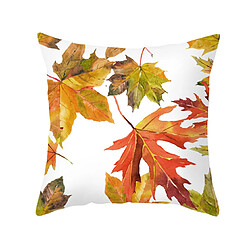 P107 3PCS 45 * 45cm Thanksgiving Automne Feuilles Modèle Hug Taie d'oreiller House Maison Décoration Taie d'oreiller Sofa Coussin Coussin Coussin