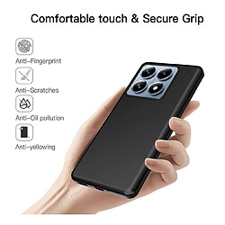 Htdmobiles Coque pour Xiaomi 14T Pro 5G - housse etui silicone gel fine + film ecran - NOIR