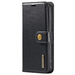 Etui en PU DG.MING détachable 2 en 1 noir pour votre Samsung Galaxy S22 5G