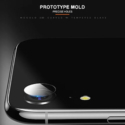 Wewoo Film de verre trempé pour mocolo 0.15mm 9H 2.5D bord arrière caméra pour iPhone XR (Transparent)