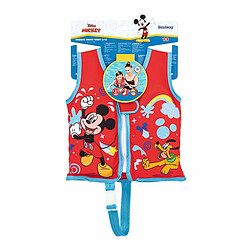 Bestway Gilet Disney Mickey Mouse UPF 50+ 51 cm +1 à 3 Ans Piscine et Plage 09101