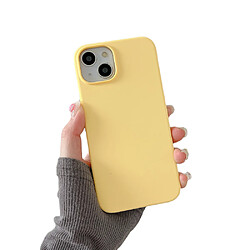 General ? Compatible avec Magsafe ? Coque intégrale en caoutchouc de silicone liquide pour iPhone 14 Pro Max, antichoc et antichute, protection parfaite pour votre téléphone – Jaune