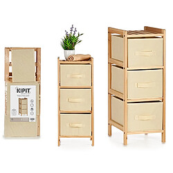 MEUBLE DE SALLE DE BAIN ETAGERE DE RANGEMENT MEUBLE DE RANGEMENT MEUBLE D'ENTRÉE CONSOLE D'ENTRÉE ETAGERE DESIGN ECHELLE 1 ETAGERES 3 TIROIRS 29.5X28X70CM+KIPIT