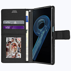 Acheter Avizar Housse Realme 9i , Oppo A76 et Oppo A96 Clapet Portefeuille Stand Vidéo noir