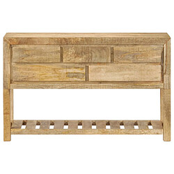 vidaXL Buffet 120x30x75 cm bois de manguier massif