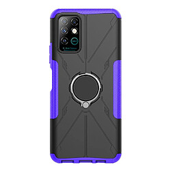 Coque en TPU anti-rayures avec béquille pour votre Infinix Note 8 - violet