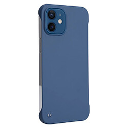 Coque en TPU ENKAY mat, caoutchouté bleu foncé pour votre iPhone 12 mini 5.4 pouces