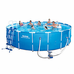 Piscine tubulaire ronde Bestway Ø 5,49 x 1,22 m avec filtre à cartouche et accessoires