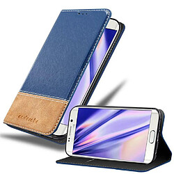 Cadorabo Coque Samsung Galaxy S6 EDGE Etui en Bleu