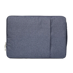 Wewoo Sacoche pour ordinateur portable bleu foncé MacBook Air, Lenovo et autres ordinateurs portables, Taille: 32.2x21.8x2cm 11.6 pouces Universel Mode Soft Laptop Denim Sacs Zipper Notebook Case Pouch