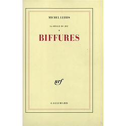 La Règle du jeu. Vol. 1. Biffures - Occasion