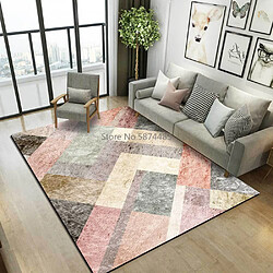 Avis Universal 120 * 160cm élégant moderne rose gris marbre patchwork salon chambre lit tapis tapis de sol personnalisé |(Coloré)