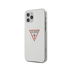 Avis Guess Maroquinerie Guess GUHCP12MPCUCTLWH Collection Triangle Coque de Protection pour iPhone 12/12 Pro 6,1`` Blanc