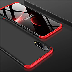 Wewoo Coque Rigide Étui pour PC à couverture intégrale à trois étages Galaxy A50 noir rouge pas cher