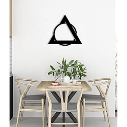 EPIKASA Décoration Murale en Métal Triangles 10