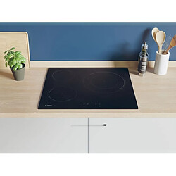 Table de cuisson induction 60cm 3 feux 7000w noir - CI633CBB/1 - CANDY pas cher