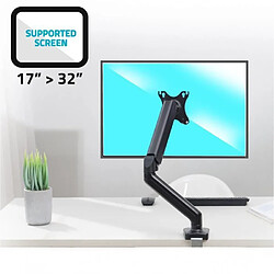 Advance SUPPORT ECRAN PC Ergonomique Standard incurvé Support de Moniteur de bureau 2 écrans 17-32 " 75x75 / 100x100 Mouvement Intégral