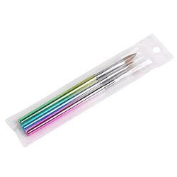 3 Pièces Nail Stylo Nail Art Brosses Nail Art Nail Brosses Nail Brosses Nail Art Peinture Dessin Stylo pour Nail Art Design pas cher