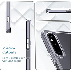 Avis Htdmobiles Coque pour Sony Xperia 1 V - housse etui silicone gel fine + film ecran - TRANSPARENT TPU