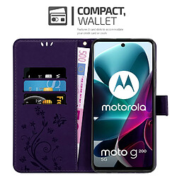 Avis Cadorabo Coque Motorola MOTO G200 5G Etui en Mauve