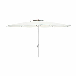 Parasol Marbueno Blanc Polyester Acier Ø 270 cm