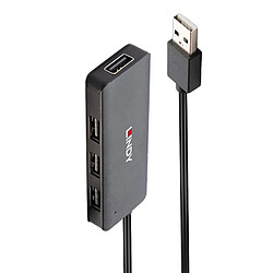 Hub USB LINDY 42986 Noir