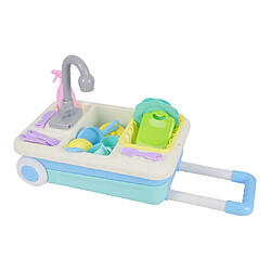 Avis Ensemble De Jouets De Cuisine Pour Enfants Faire Semblant De Jouer Outil De Cuisine Accessoires De Batterie De Cuisine Bleu