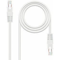 Câble Réseau Nanocable Rj45 Cat.6 Utp Awg24 1M Blanc